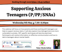 Supporting Anxious Teenagers (P/PP/SNAs)