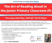 The Art of Reading Aloud in the Junior Primary Classroom