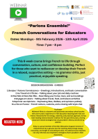 “Parlons Ensemble!” French Conversations for Educators