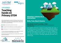SFI DPSM and ESERO Ireland Teaching Hands-On Primary STEM CPD Series Workshop #1 - Biodiversity and Environment: Birds, Trees, Bees and Seasons