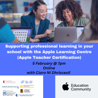 Supporting professional learning in your school with the Apple Learning Centre (Apple Teacher Certification)