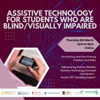 Assistive Technology for Students who are Blind/Visually Impaired Webinar