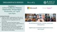 ESCI and Microsoft Ireland Dream Space Webinar Series Webinar #1 - A Free STEM Toolkit for Primary Classrooms