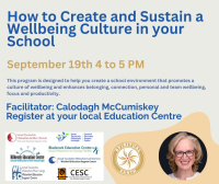 How to Create and Sustain a Wellbeing Culture in Your School. 