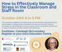 How to Effectively Manage Stress in the Classroom and Staff Room