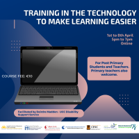 'Technology to Make Learning Easier' Webinar Series (Option #2)